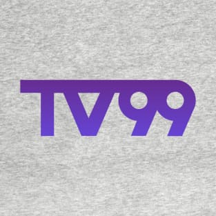 TV99 Formal Logo (Purple) T-Shirt